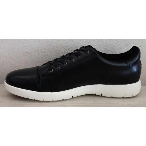 Stacy Adams 25294-001 Men's Sz 13M Black Leather Hawkins Cap Toe Sneakers - Picture 3 of 11